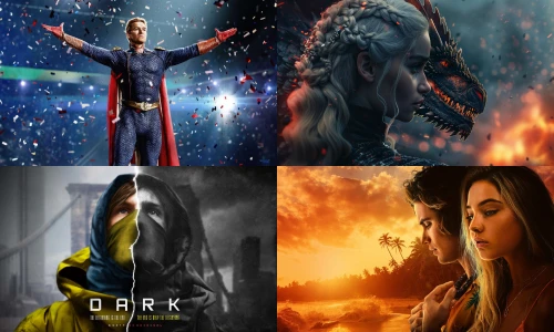 Portadas de series disponibles en CinexTV